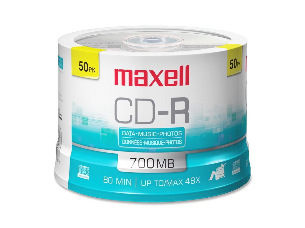 maxell 700MB 48X CDR 50 Packs Spindle Disc Model 648250