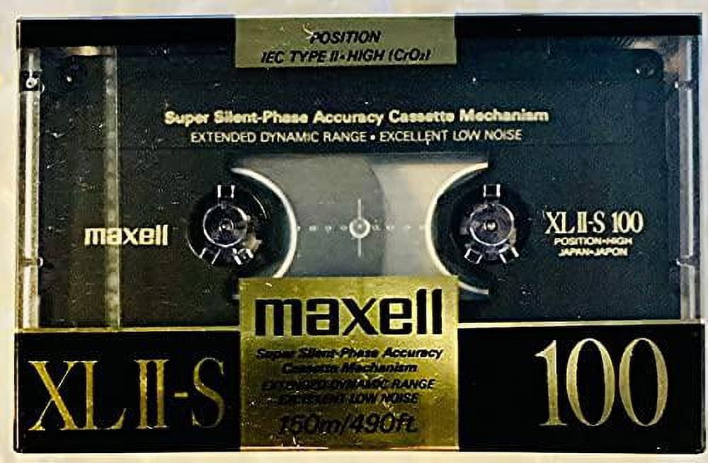 Maxell XLII-S 100 High Bias Audio Blank Cassette Tape Type II Pre Owned