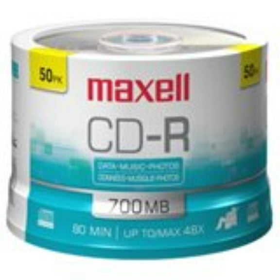 maxell - media 32x cd-r for music - 50 spindle (625156) -
