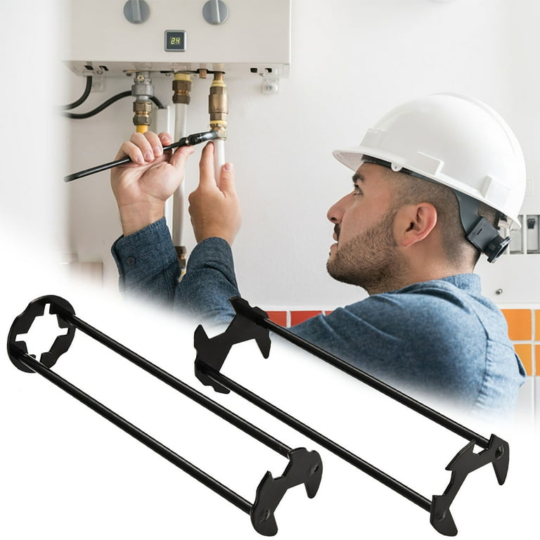 maxiaoxia Basin Wrench Multifunctional Double Ended Sink Wrench Tools Faucet Wrench Multifunctional Under Sink Plumbers Wrench Sink Wrench for