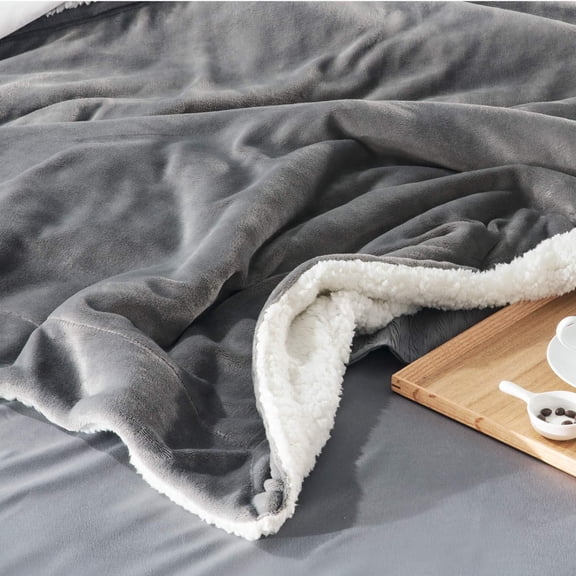 maxiaoxia Cover Blanket Solid Color Lambskin Blanket Double Flannel Blanket Winter Thickened Coral Blanket Gift Blanket All-Season for Adults Kids