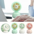 thumbnail image 1 of maxiaoxia Cute Pet Ears Mini Fan USB Charging Desktop Mini Fan Portable Desktop Mini Fan Small Fan for Home Outdoor Travel, 1 of 4