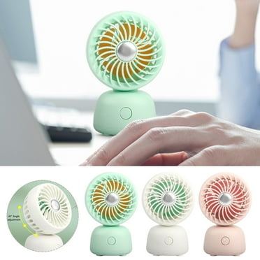 maxiaoxia Cute Pet Ears Mini Fan USB Charging Desktop Mini Fan Portable Desktop Mini Fan Small Fan for Home Outdoor Travel
