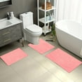 thumbnail image 1 of maxiaoxia Floor Mat Bathroom Non-slip Mat Three Sets Of Water-absorbent Quick-dry Doorway Foot Mat Set Floor Mat Door Mat Bath Mat, 1 of 7