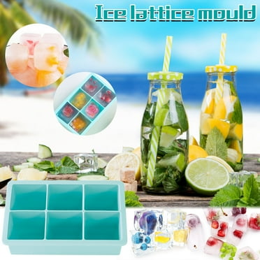 maxiaoxia Ice Refrigerator-ice Block Molds Household Made Silicone Ice Box- Ice Maker for Freezer, Easy Release & Save Space