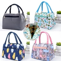 maxiaoxia Insulated Lunch Bag For Women Compact Reusable Tote Cooler Bag Lunch Pail Tote Lunch Bag for School, Work, Picnic