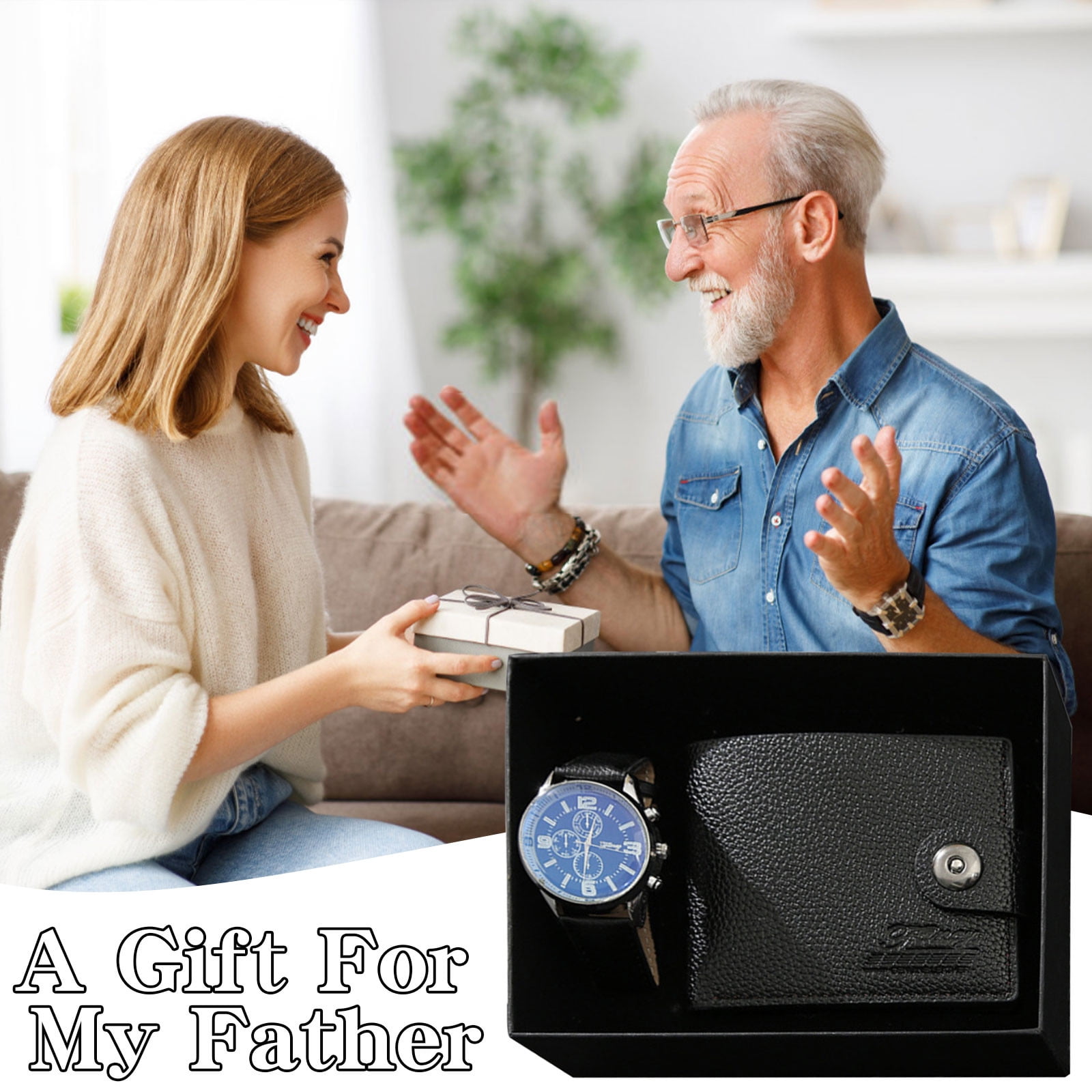 Mens watch and wallet gift set new arrivals