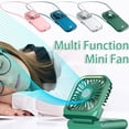 thumbnail image 1 of maxiaoxia New Folding Fan Stand Power Bank Fan Portable USB Handheld Fan Portable Neck Fan Cooling Bladeless Fan, 1 of 6