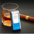 thumbnail image 1 of maxiaoxia Straight Into Lighter Three Straight Into Blue Flame Lighter Cigar Lighter Gift For Father's Day Birthday, 1 of 4