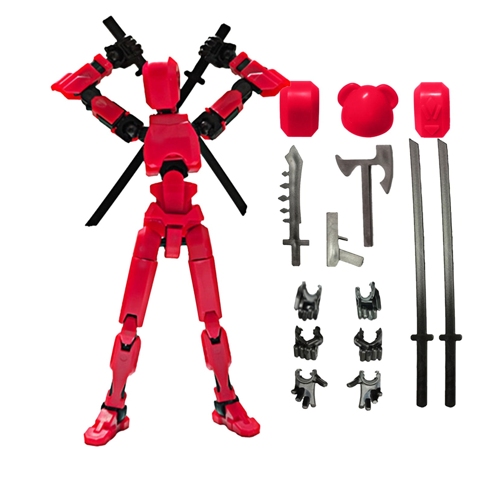 maxiaoxia T13 Action Figure, 3D Printed MultiJointed Movable Action