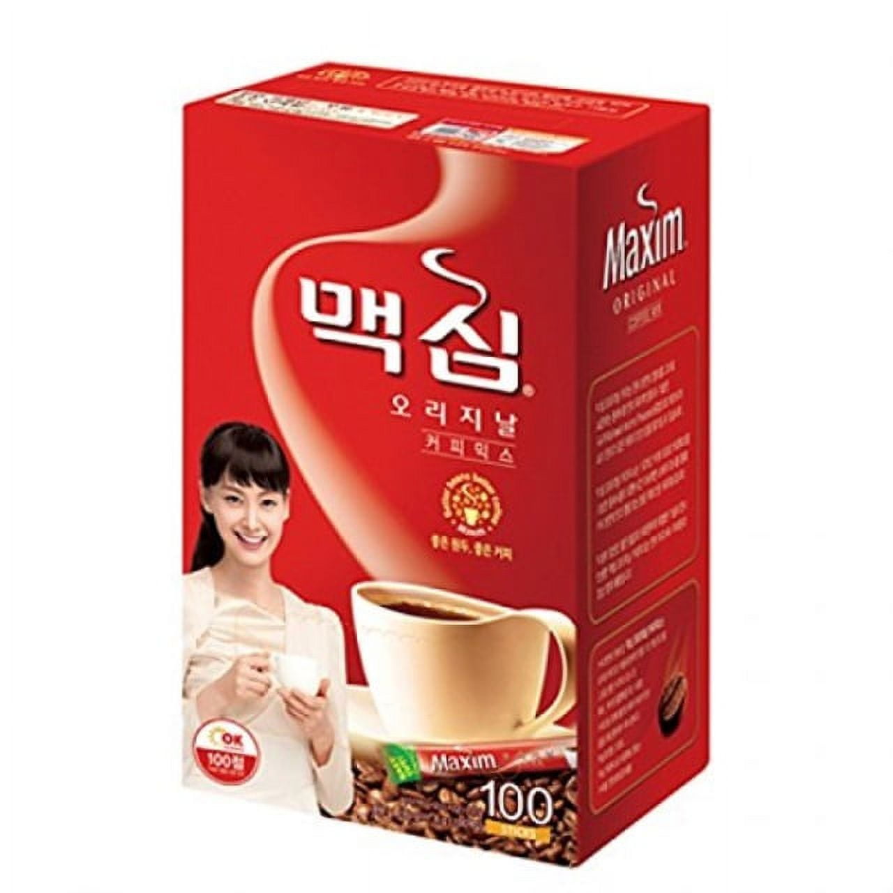 maxim original korean coffee 100pks Walmart