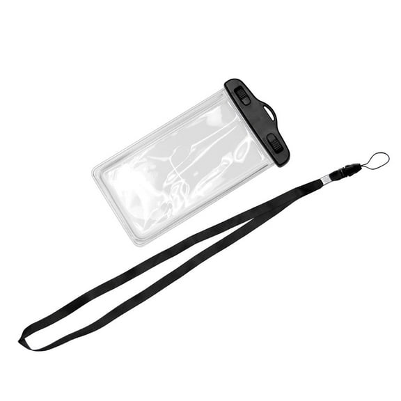 MaximalPower Black Waterproof Smartphone Pouch Screen Protection with Glowing Bumper