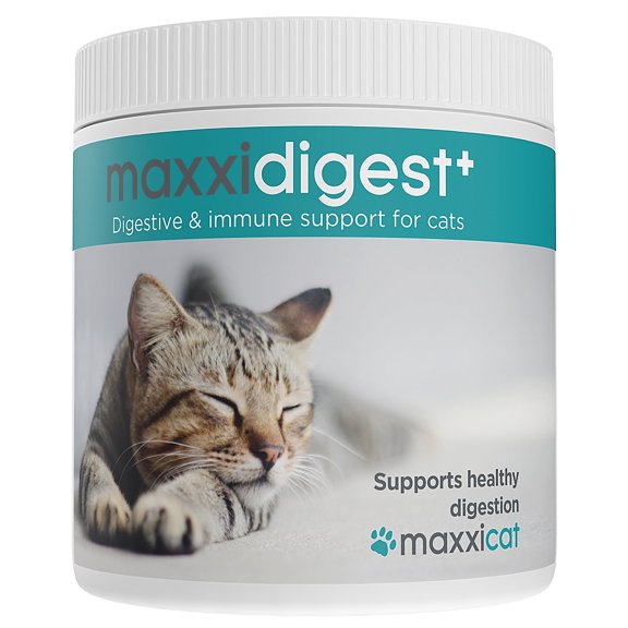 maxxidigest+ Probiotic & Prebiotic Powder Supplement - Digestive & Immune Support for Cats, 3.2oz