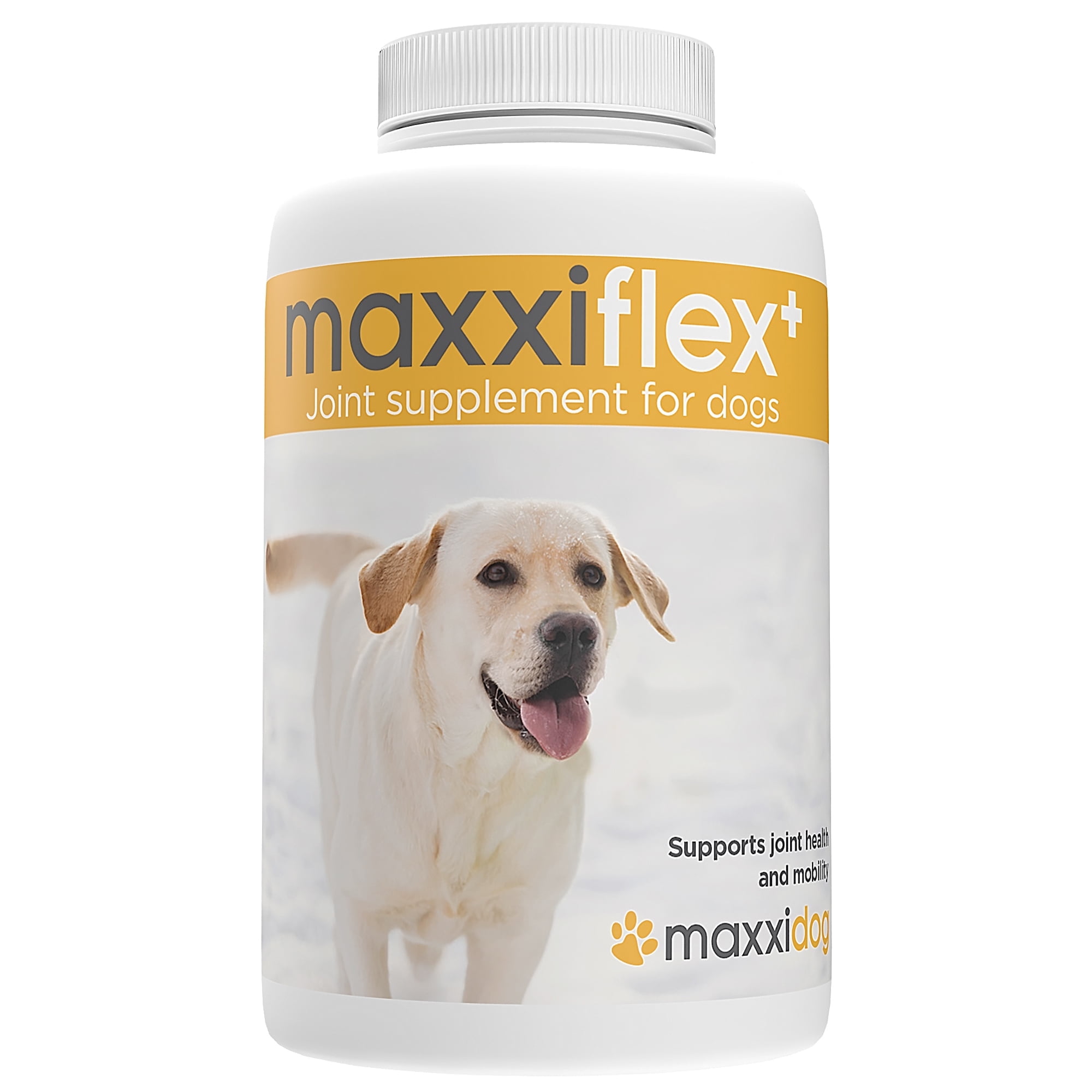 maxxiflex+ Hip & Joint Supplement for Dogs with Glucosamine, Chondroitin, MSM & Collagen | Mobility, Flexibility & Discomfort Support | Senior, Adult & All Breeds | 60 Tablets