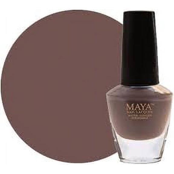MAYA Cosmetics Halal Breathable Quick Dry Nail Polish, Vegan and Cruelty Free, Oxygen & Water Permeable Nail Lacquer, Non Toxic Gentle On Nails, Mirage
