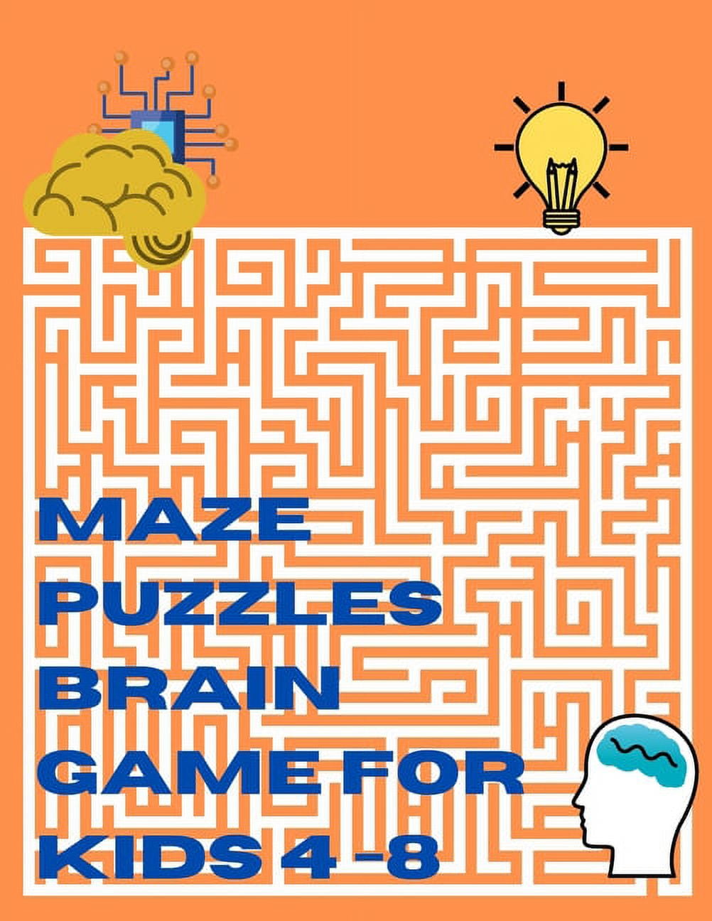 Mazes For Kids Ages 4-8: Maze Activity Book for Kids | 4-6, 6-8 | Workbook for Games, Puzzles, and Problem-Solving [Book]