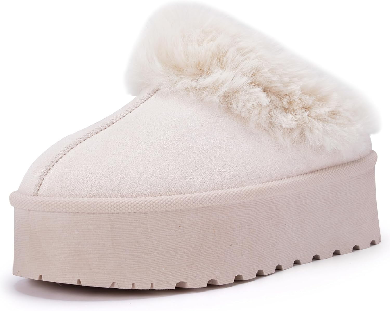 fuzzy slip on clogs