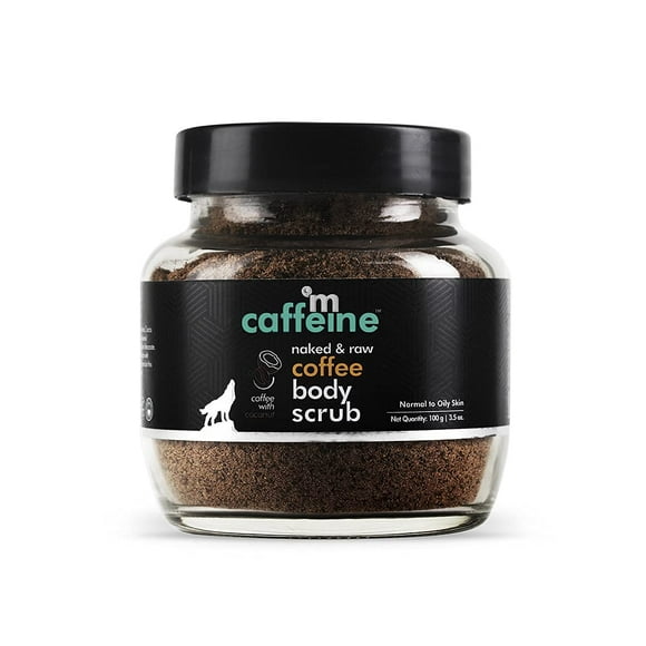 mcaffeine Exfoliating Coffee Body Scrub For Tan Removal & Soft-Smooth Skin|For Women&Men|De-Tan Bathing Scrub With Coconut Oil,Removes Dirt&Dead Skin From Neck, Knees,Elbows&Arms|All Skin Types-100Gm