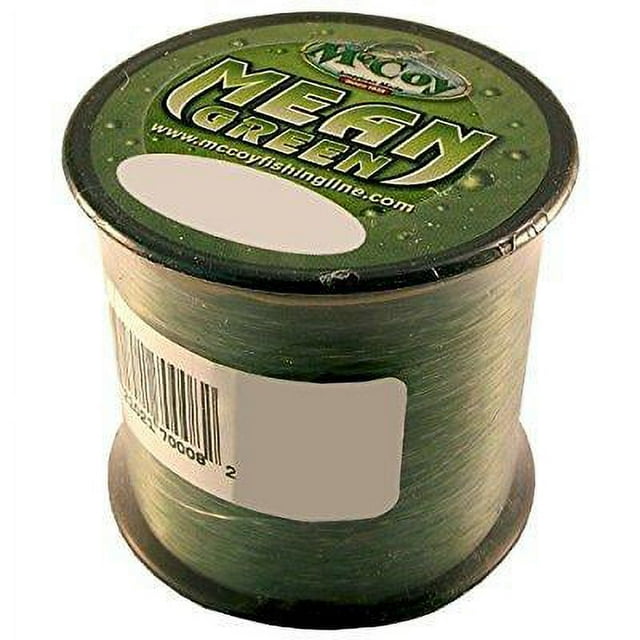 mccoy fishing line, mean green, 250yard/25pound
