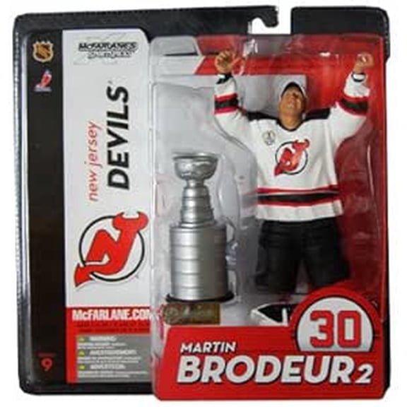 McFarlane Toys NHL Sports Picks Series 9 Action Figure Martin Brodeur (New Jersey Devils) White Jersey