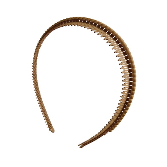 mdesiwst 1/4Pcs Women Hair Hoop Non-Slip Teeth Plastic Headband Secure Fit Lightweight Washing Face Makeup Hair Hoop Hair Accessories