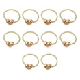 thumbnail image 1 of mdesiwst 10Pcs Hair Rope Super Elastic Soft Fabric Heart-Shaped Hair Ties Holiday Hair Decorations DIY Hairstyle Accessories, 1 of 8