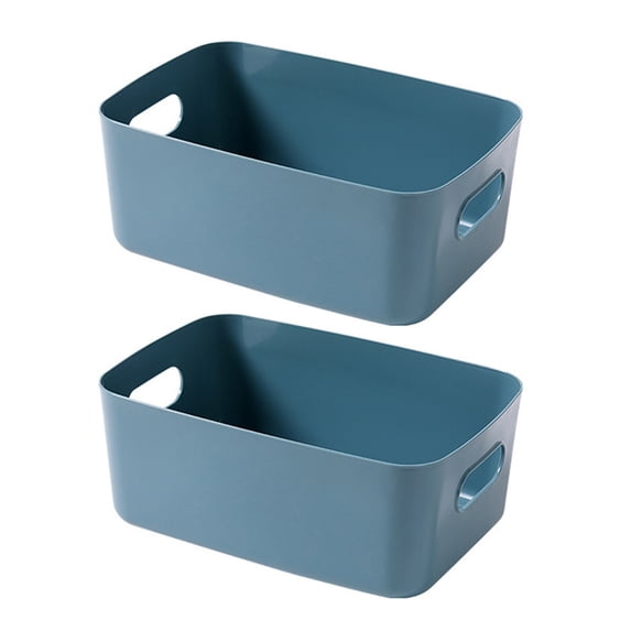 mdesiwst 2Pcs Desktop Storage Boxes Stationery Storage Bins with ...