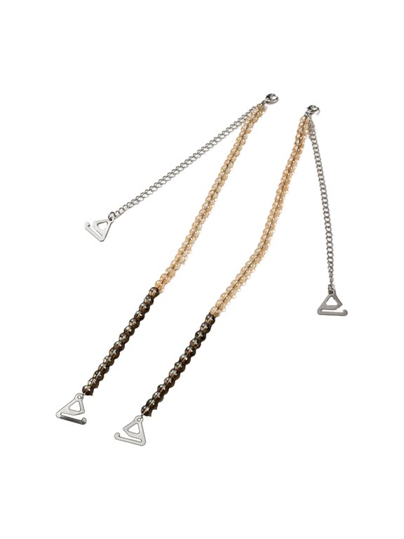 2Pcs Faux Pearl Bra Straps Sexy Shiny Bra Strap Rhinestone Detachable Straps Shoulder Chains for Women Dress Wedding Party