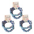 thumbnail image 1 of mdesiwst 6Pcs Hair Ties Soft Woolen Woven Elastic Hair Bands Braided Design Ponytail Bun Hair Ropes with Pom Poms Hair Accessories, 1 of 8