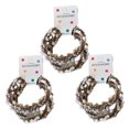 thumbnail image 1 of mdesiwst 6Pcs Hair Ties Soft Woolen Woven Elastic Hair Bands Braided Design Ponytail Bun Hair Ropes with Pom Poms Hair Accessories, 1 of 8