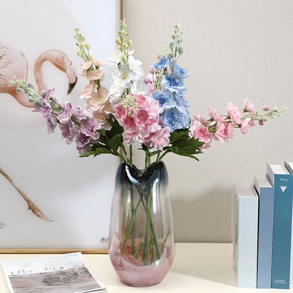 mdesiwst Artificial Flowers Adjustable Plastic Branches Silk Cloth ...