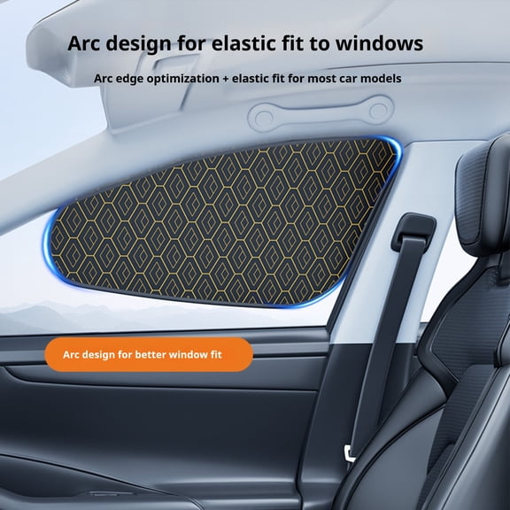 mdesiwst Car Sun Shade Heat-Proof Window Cover for Driver Side Electrostatic Sun Shield UV Protection Privacy Shield Portable Car Interior Heat Protector
