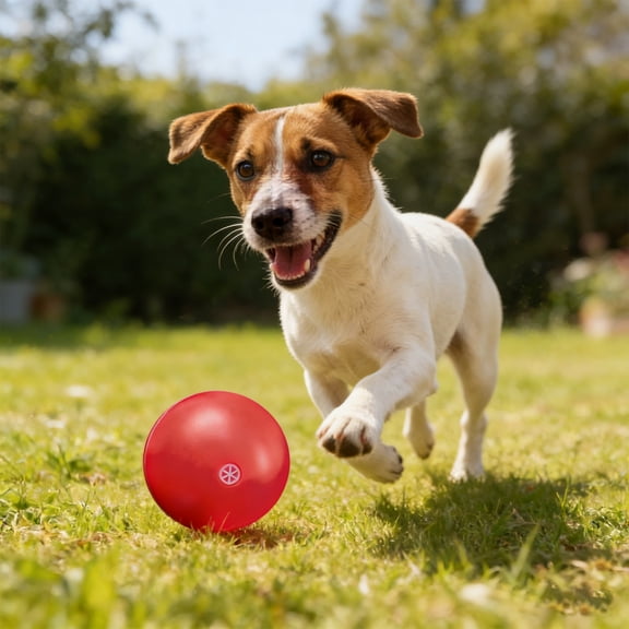 mdesiwst Dog Chew Ball Food-Grade Bite-Resistant Toy for Small Medium Dogs 7.5cm Spherical Shape Teeth-Cleaning Toy for Interactive Play