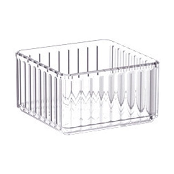 mdesiwst Drawer Divider Storage Box Clear Bathroom And Vanity Drawer Organizer Tray Drawer Storage Bin for Makeup Brushes Lipstick Cosmetics Kitchen Utensils Office