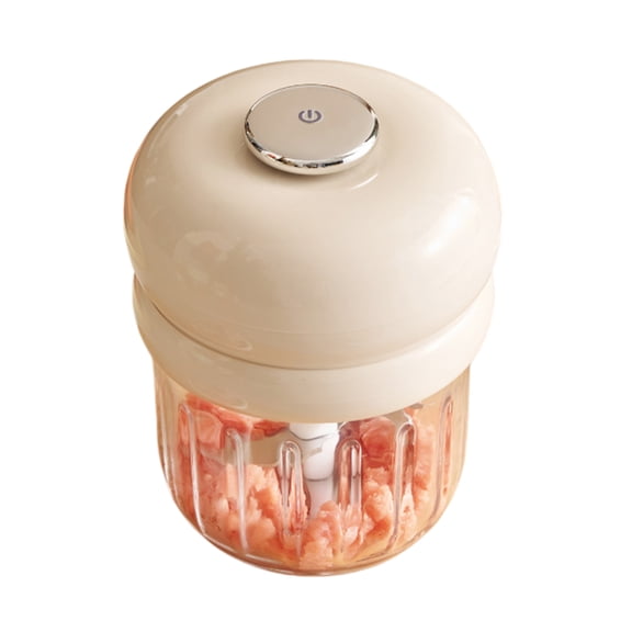 mdesiwst Electric Garlic Chopper Mini Food Processor for Food Meat Veggies 350ml Rechargeable Garlic Grinder for Kitchen
