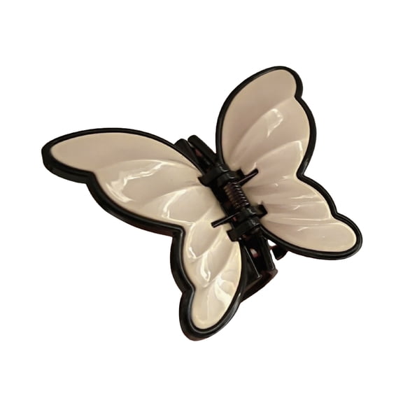 mdesiwst Hair Claw Stable Gripping Thick Spring Anti-Slip Tooth Comb Hair Clip Butterflies Shape Back Head Hair Clip