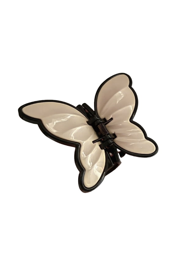 Hair Claw Stable Gripping Thick Spring Anti-Slip Tooth Comb Hair Clip Butterflies Shape Back Head Hair Clip