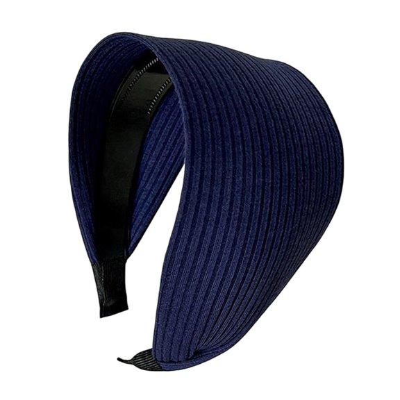 mdesiwst Hair Hoop High Elastic Sponge Inner Soft Fabric No Pressure Ultra Wide Thickened Headband Skull Lifting Hair Accessory