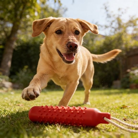 mdesiwst Interactive Rope Dog Toy Cotton Rope Chew Stick for Teething & Boredom Relief Essential for Dental Health & Anxiety Relief