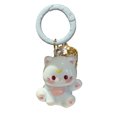 thumbnail image 1 of mdesiwst Keychain Pendant Three-dimensional Cat Bell Sound Keyring Keys Bags Phone Lanyard Versatile Hanging Ornament, 1 of 8