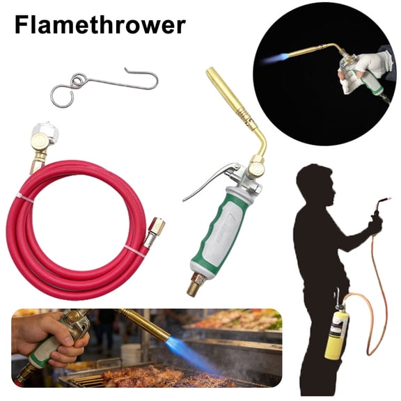 mdesiwst Mapp Torch with Adjustable Flame Propane Torch with 1.6m Hose Portable Welding Torch for Soldering Metalwork Outdoor Use