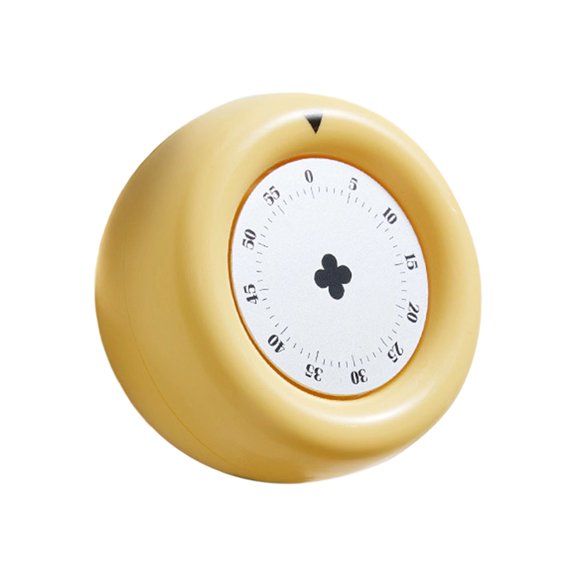 mdesiwst Mechanical Kitchen Timer with Magnetic Back No-Battery Visual Countdown Timer Loud Ring Easy Dial Ring Reminder Timer for Cooking Studying Fridge Magnet Timer