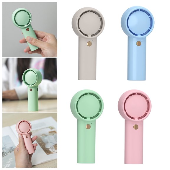 mdesiwst Mini Handheld Fan High Speed Wind USB Rechargeable Summer Cooling Fan Portable Outdoor Travel Small Personal Fan