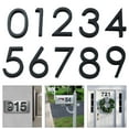 thumbnail image 1 of mdesiwst Modern 3D House Numbers Heavy Duty Rust-proof Simple Installation Modern House Address Numbers for Outside Home Front Door, 1 of 8