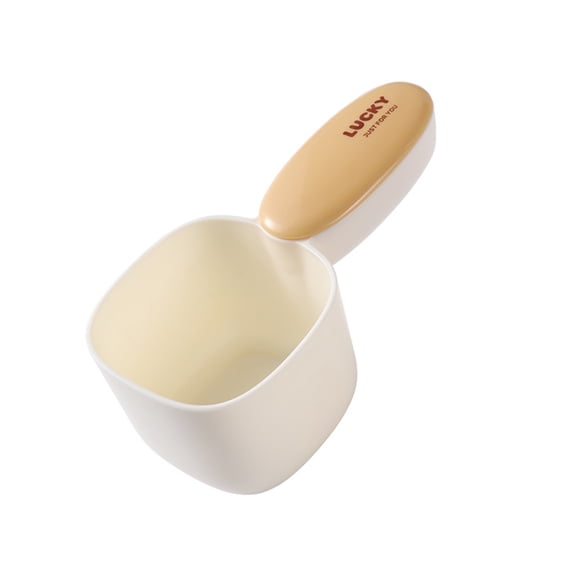 mdesiwst Multi-Function Rice Scoop Accurate Measuring Spoon with Measuring Scale PP Kitchen Tool for Rice Noodles Grains Scooping And Storage