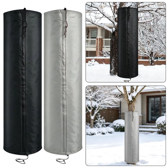 mdesiwst Palm Tree Protector, Aluminum Foil Tree Wrap, Tree Trunk Guard with Drawstrings, Winter Insulation Cover for Outdoor Garden Cold Weather Plant Protection