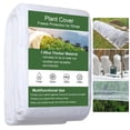 thumbnail image 1 of mdesiwst Plant Freeze Protection Cover Breathable Windproof Rapid Growth Promotion Cold Weather Protective Floating Row Covers for Plants, 1 of 7