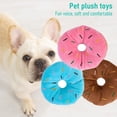 thumbnail image 1 of mdesiwst Plush Donut Dog Toy Squeaky Interactive Dog Chew Toy Stuffed Doughnut Soft Puppy Teething Toy for Cats And Dogs Indoor Play Chewing Instinct, 1 of 8