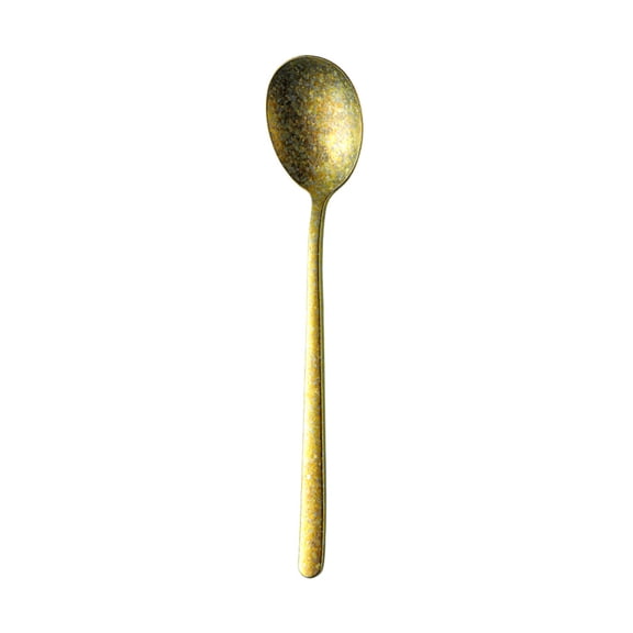 mdesiwst Pure Titanium Spoon Ultra Lightweight Long Handle Spoon Acid Resistant Non-Rust Spoon Outdoor Camping Restaurant Spoon