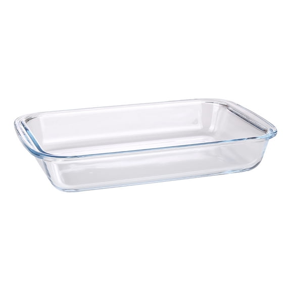 mdesiwst Rectangular Glass Baking Dish Heat-Resistant Casserole for Oven Microwave Freezer Versatile Cookware for Grilling Meats Baking Desserts And Stews